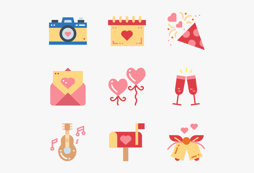 Honeymoon - Color Icons Honey Moon, HD Png Download, Free Download