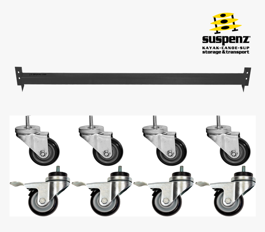 Caster & Adjustable Crossbar Set "
 Class="lazyload - Suspenz, HD Png Download, Free Download