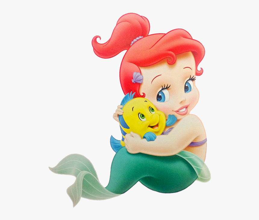 Download Clip Art Clipart - Baby Ariel Little Mermaid, HD Png Download - kindpng