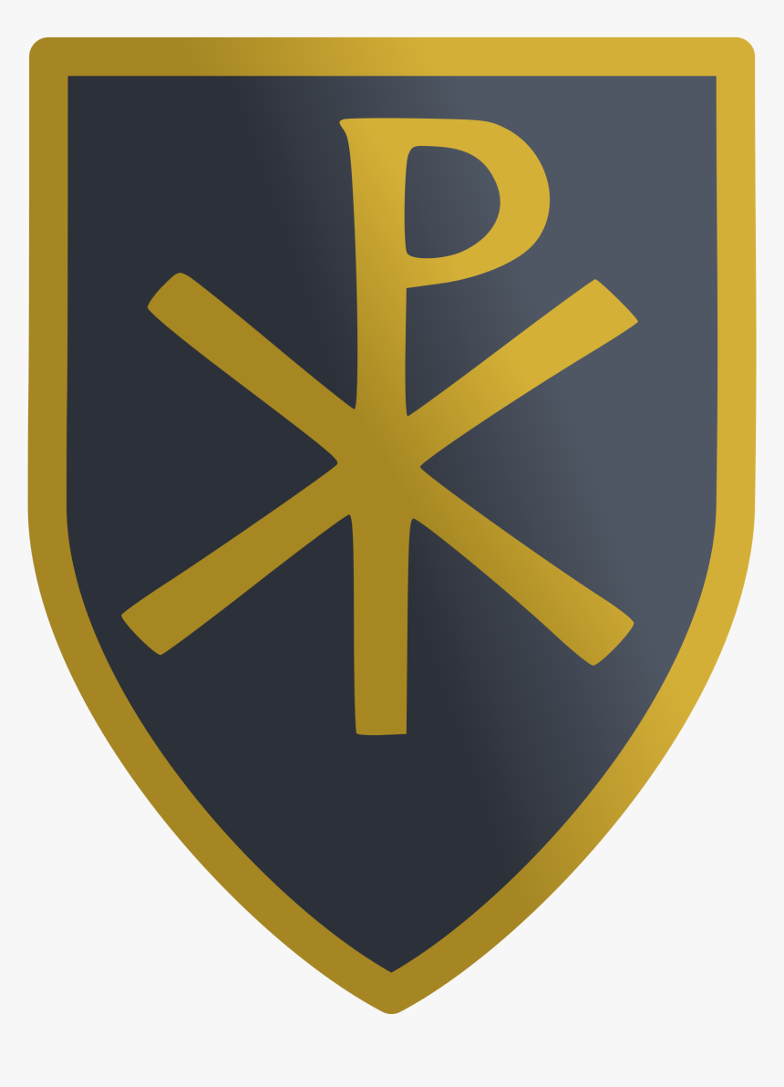 Christian Shield - Chi Rho On Shield, HD Png Download, Free Download