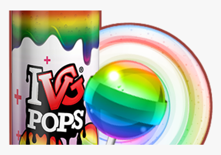 Transparent Rainbow Lollipop Png - Vg Pops Rainbow Lollipop, Png Download, Free Download