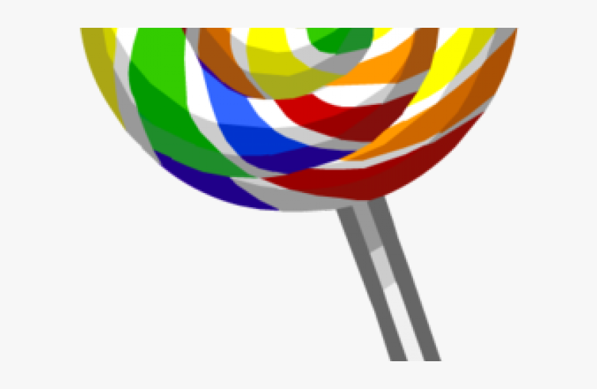 Lollipop Clipart Rainbow Lollipop - Lollipop Png, Transparent Png, Free Download