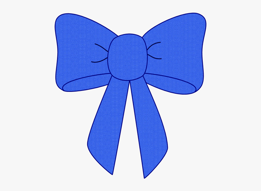 Blue Ribbon Bow Clipart - Pink Bow Clipart Png, Transparent Png - kindpng