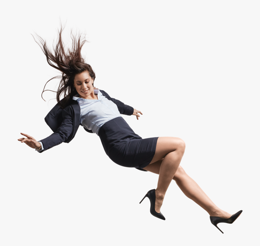 Senior Female Professional Woman - Professional Woman Jumping Png, Transparent Png, Free Download