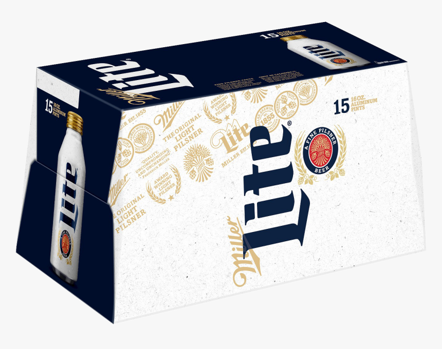 Miller Lite Aluminum Pints, HD Png Download, Free Download