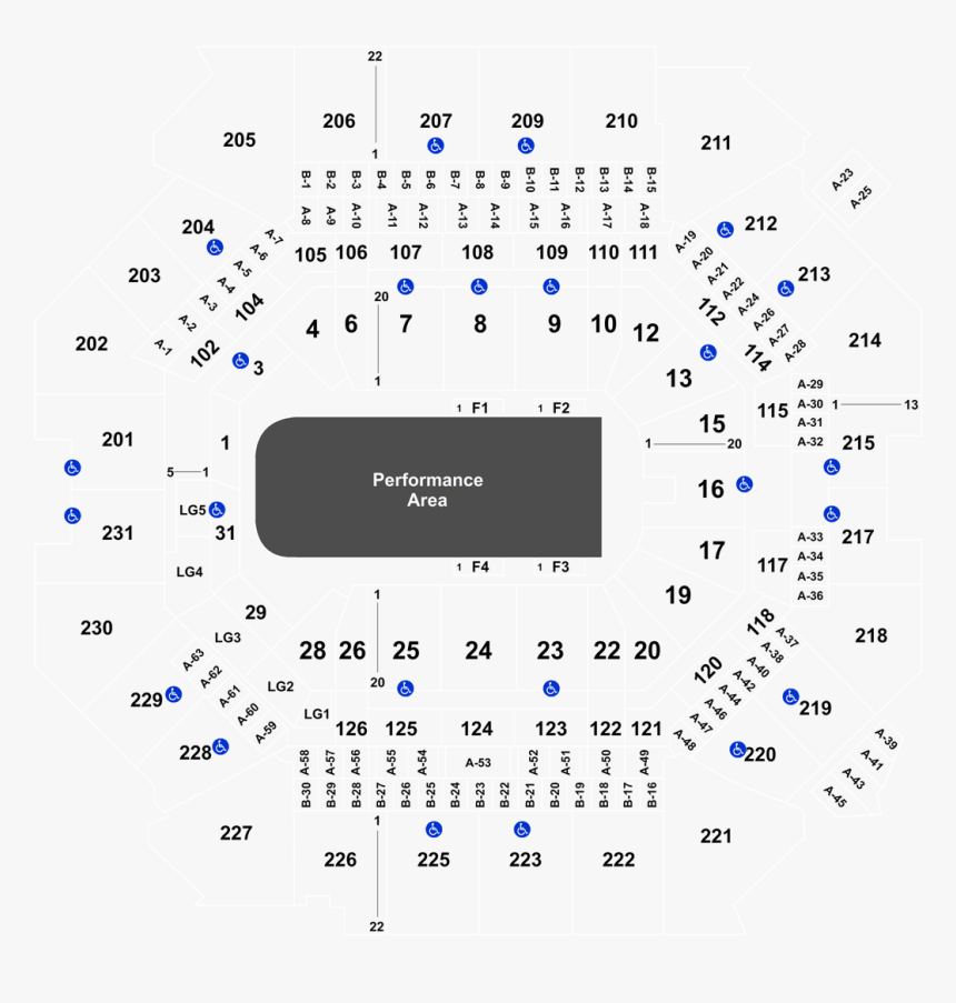 Transparent Barclays Center Logo Png - Barclays Center Seating Section 8 Row 13, Png Download, Free Download