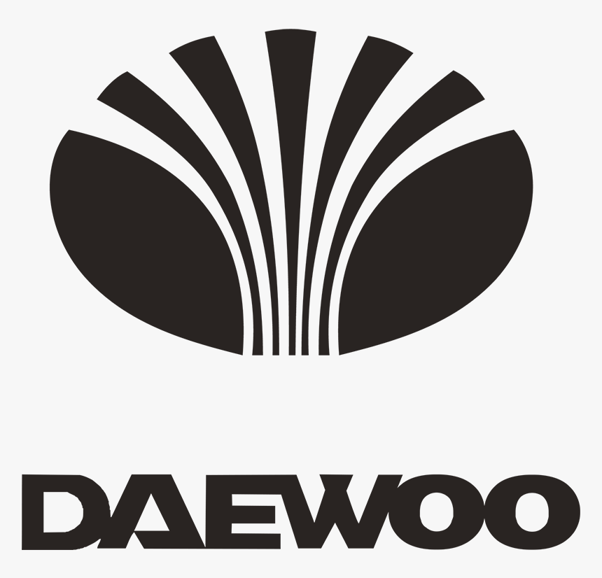 Gm Daewoo Logo Black And White - Daewoo, HD Png Download - kindpng
