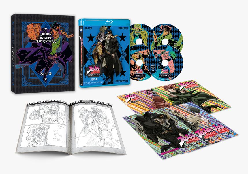 Jojo's Bizarre Adventure Blu Ray Set 2, HD Png Download, Free Download