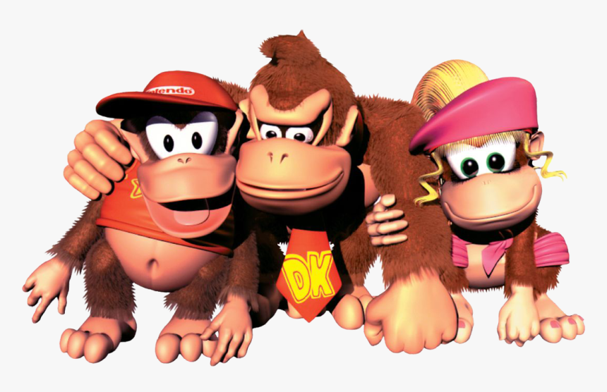 Donkey Kong Png Transparent Picture - Dixie Kong Diddy Kong, Png Download, Free Download