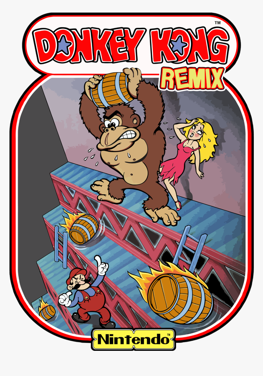 Dkremix Sideart Publish-copy - Donkey Kong 1981, HD Png Download, Free Download