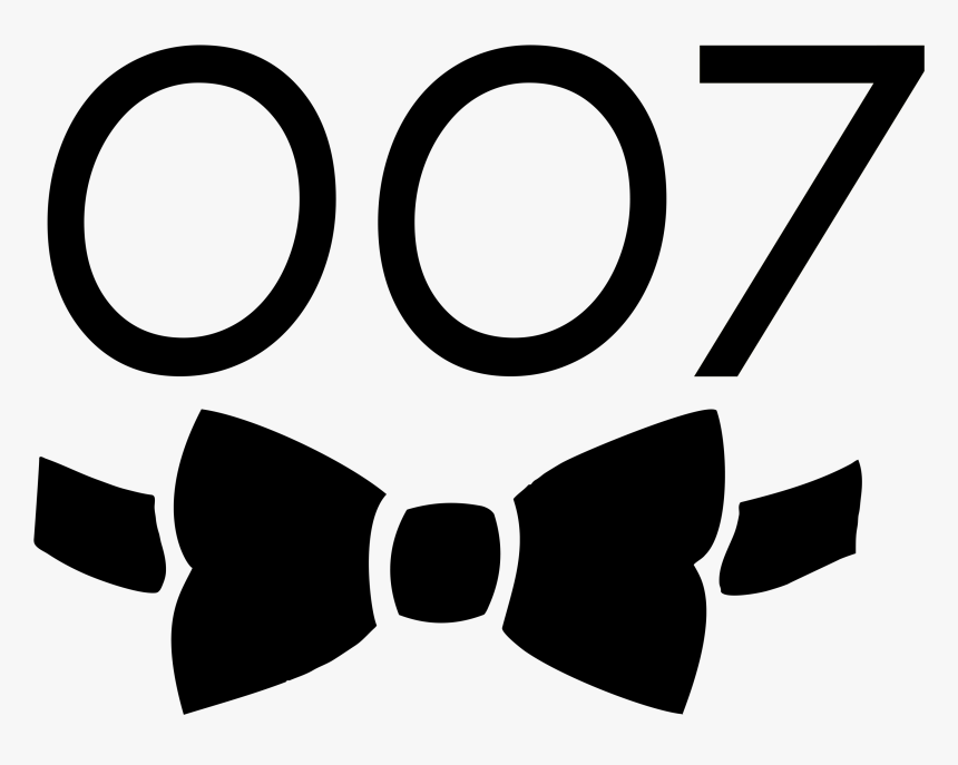 James Bond Clipart Oo7 - James Bond Clipart, HD Png Download, Free Download