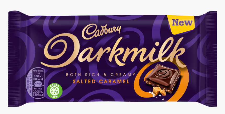 Cadbury Is Launching Another Flavour To Its Dark Chocolate - Cadbury Dark Milk Salted Caramel, HD Png Download, Free Download