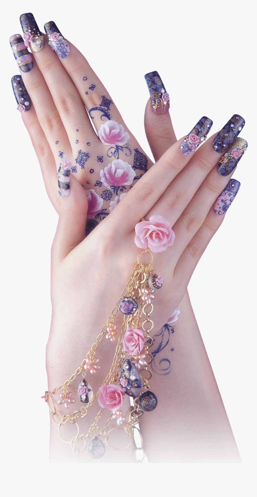 Art Horoscope Nails Fingers Artificial Creative Nail - Nails Png, Transparent Png, Free Download