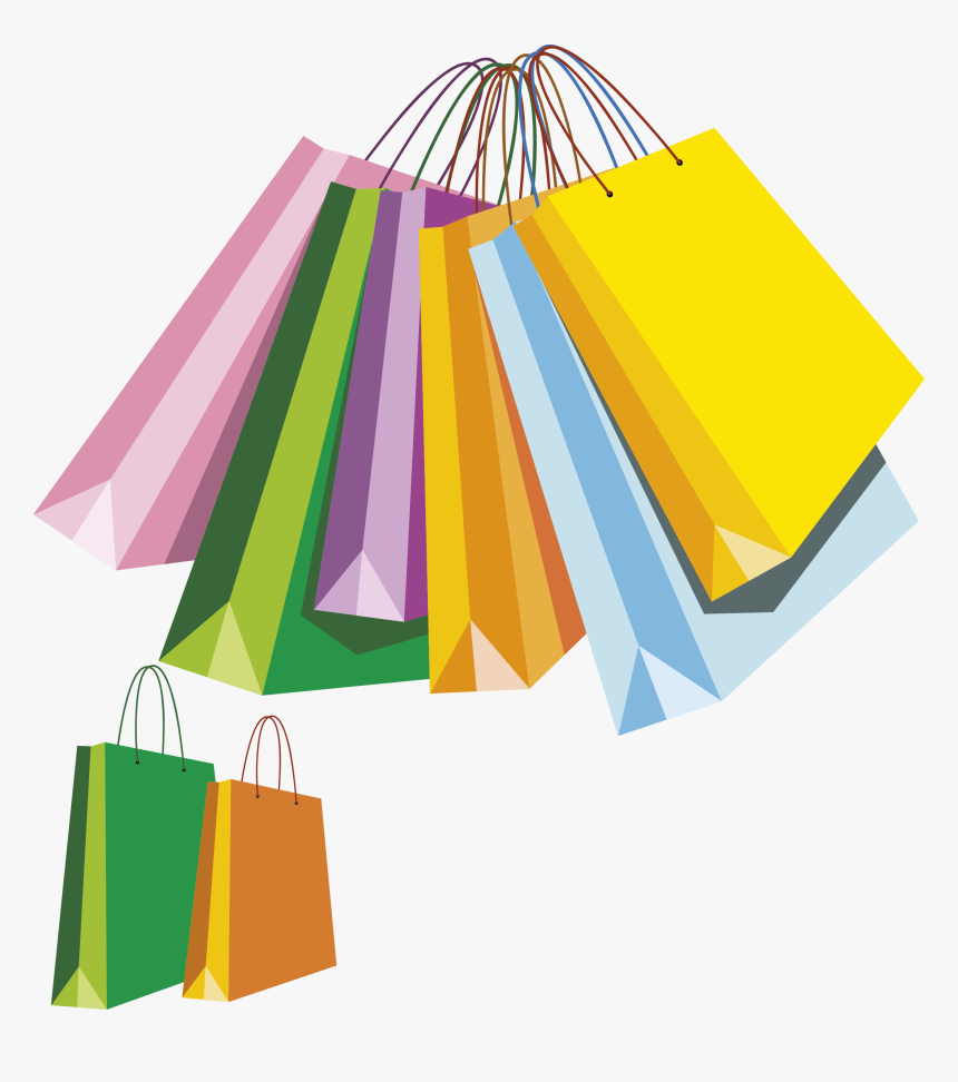 Transparent Purse Clipart Png - Shopping Bags Clipart, Png Download, Free Download