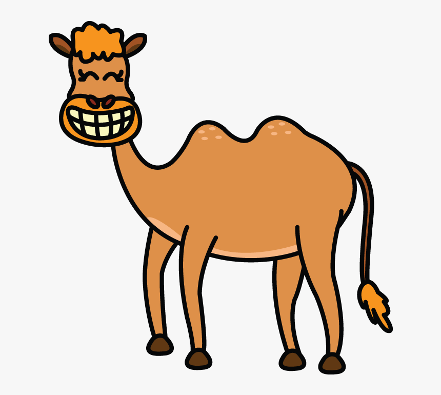 Transparent Draw Clipart Easy Cute Camel Drawing, HD Png Download