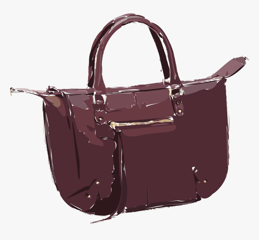 Brown,hand Luggage,leather - Tote Bag, HD Png Download - kindpng