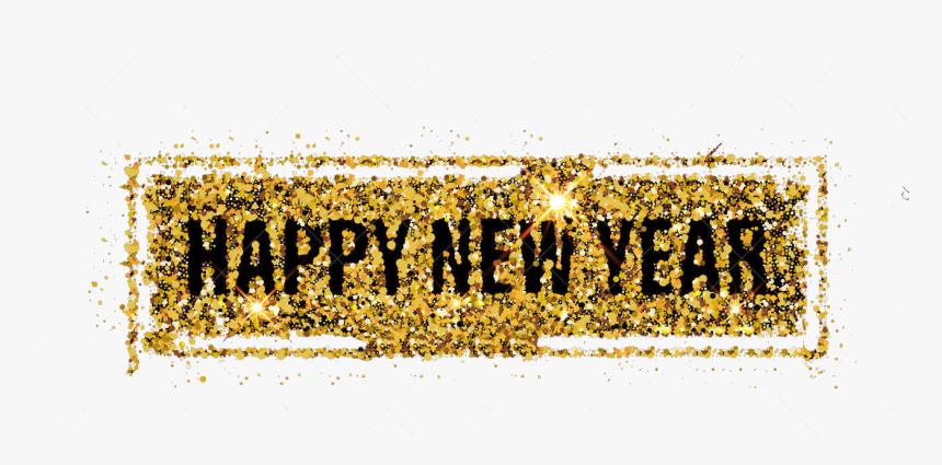 Happy,new,year Png Download - Gold Happy New Year Transparent, Png Download, Free Download