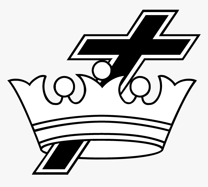 Cross And Crown Vector, HD Png Download, Free Download