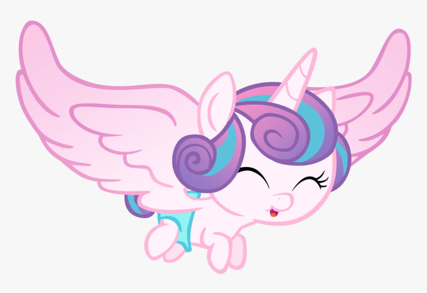 Transparent Diaper Clipart Png - My Little Pony Flurry Heart Flying, Png Download, Free Download
