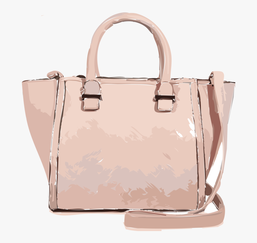 Women Bag Clipart Pink Purse - Transparent Background Cute Shoulder Bag ...