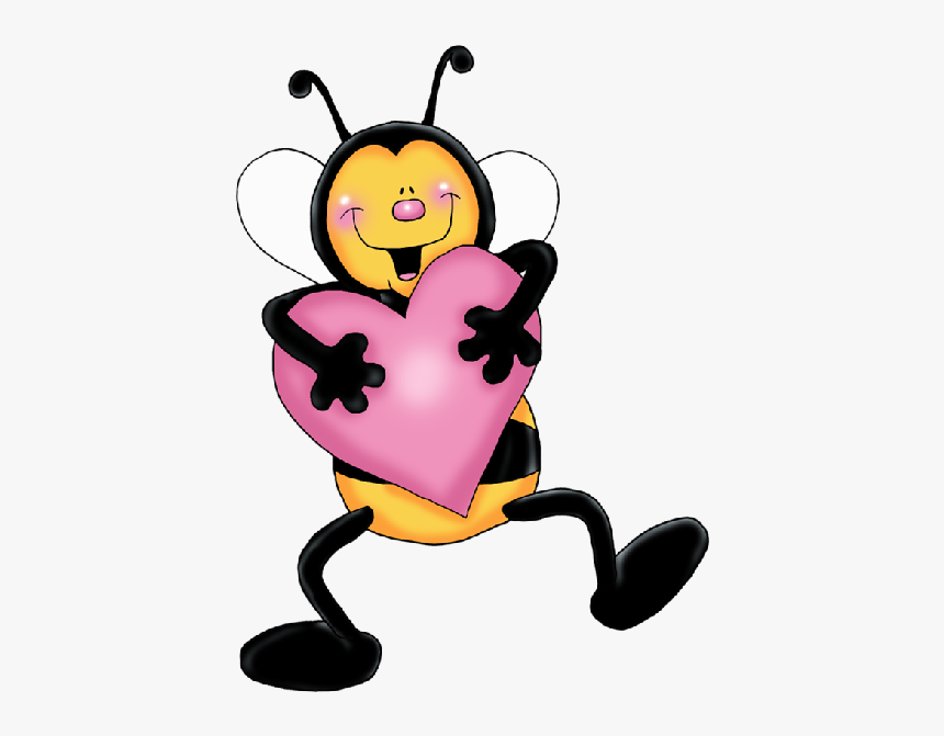 Pin By ‿✿ T E R R I ✿⁀ On ᏰᏋᏋտ ○ Ᏸᘎհհ - Cartoon Honey Bee Love, HD Png Download, Free Download