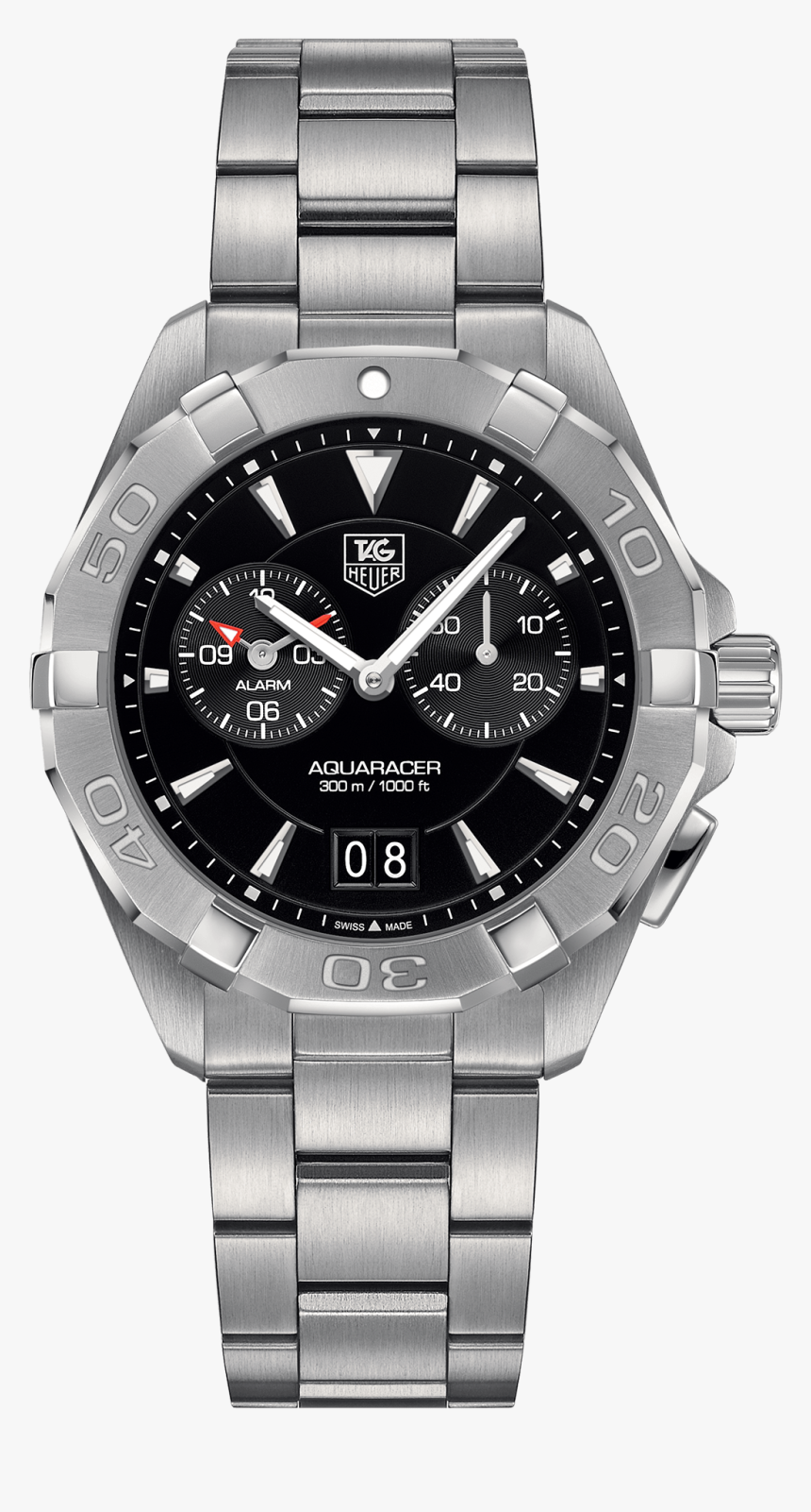 Tag Heuer Aquaracer Silver, HD Png Download, Free Download