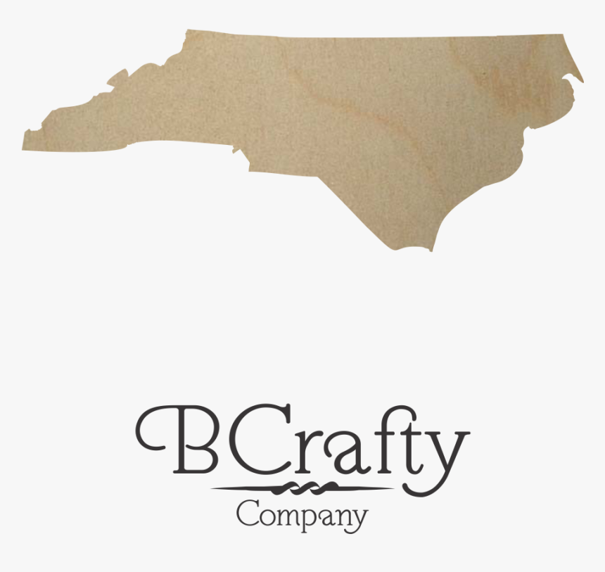 Wooden North Carolina State Shape Cutout - Cut Out Of North Carolina Transparent, HD Png Download, Free Download