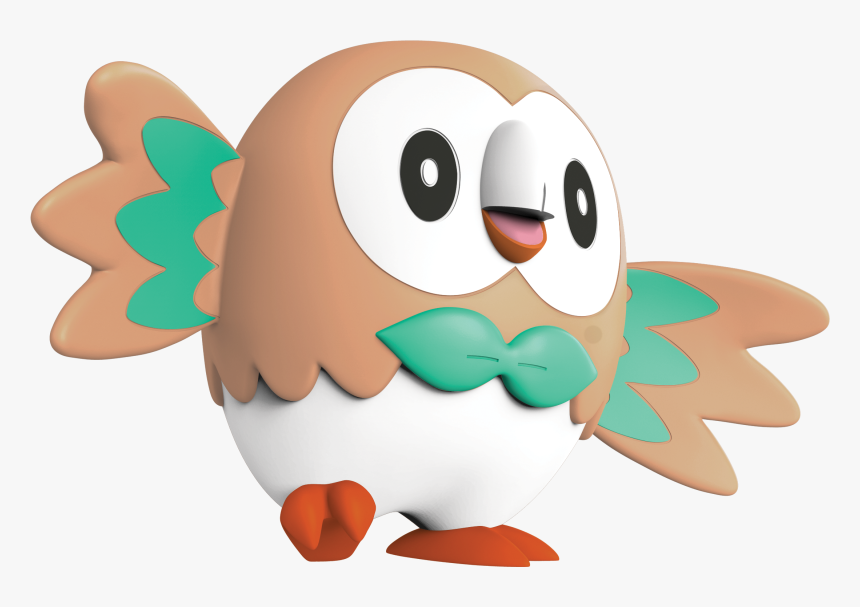 Pokémon Battle Figure Pack Wave - Pokemon Battle Figures Rowlet, HD Png Download, Free Download