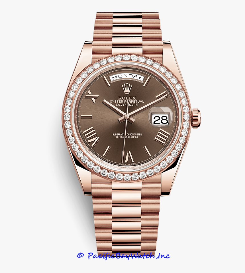 Rolex Day Date Rose Gold, HD Png Download - kindpng