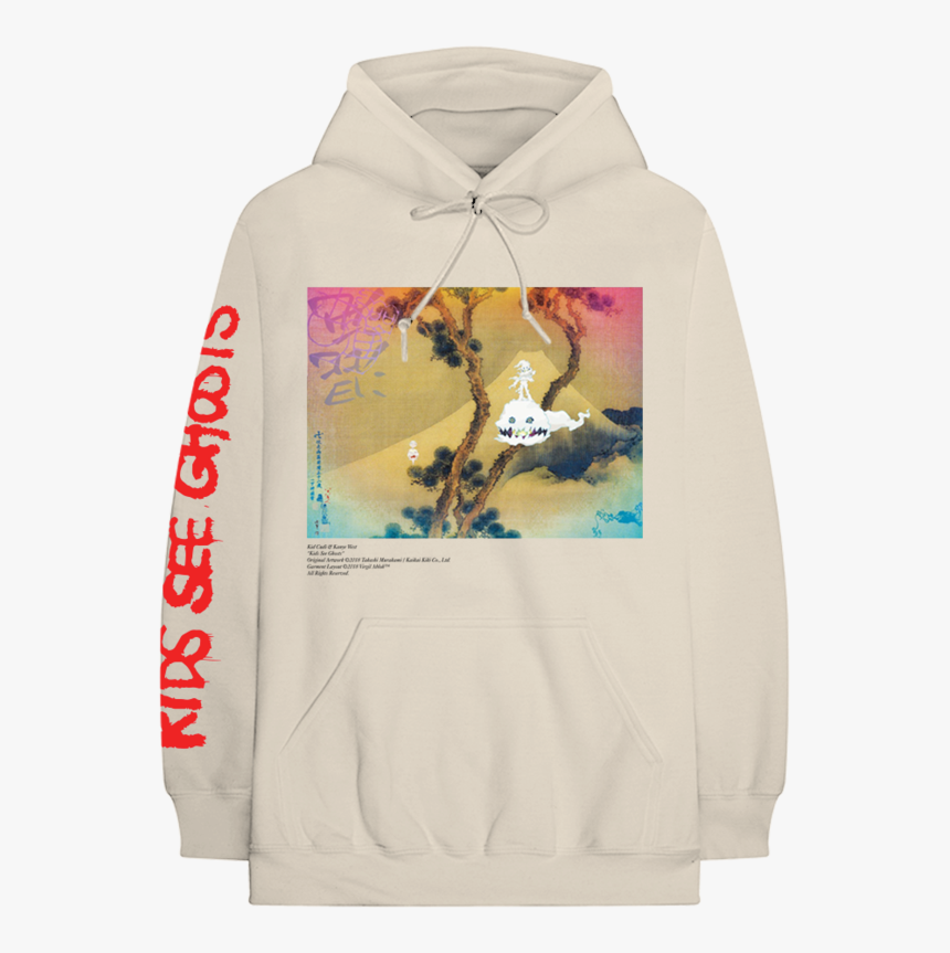 Kids See Ghosts Hoodie, HD Png Download, Free Download