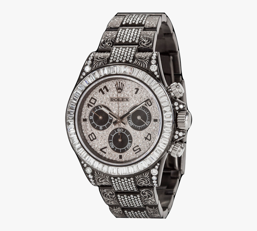 Rolex Daytona Black Dlc - Analog Watch, HD Png Download, Free Download