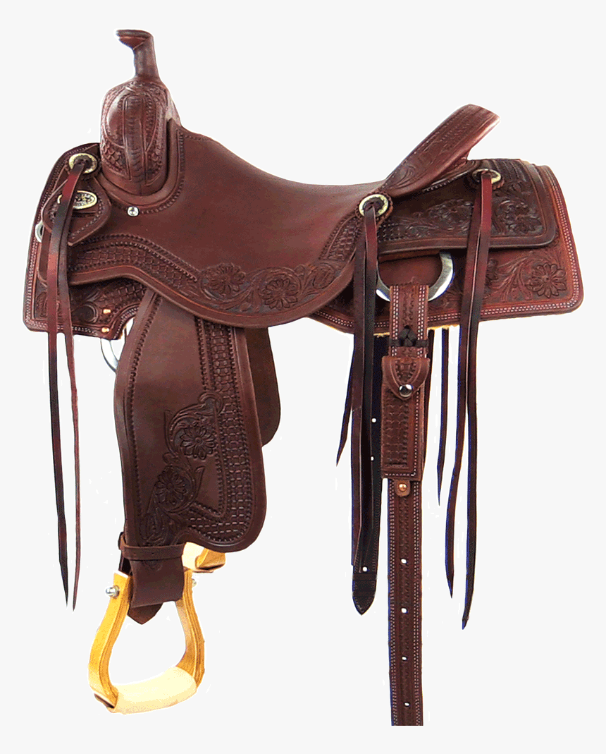 Western Saddle For Ranch, Reining And Cutting Horses - Horse Saddle Png, Transparent Png, Free Download