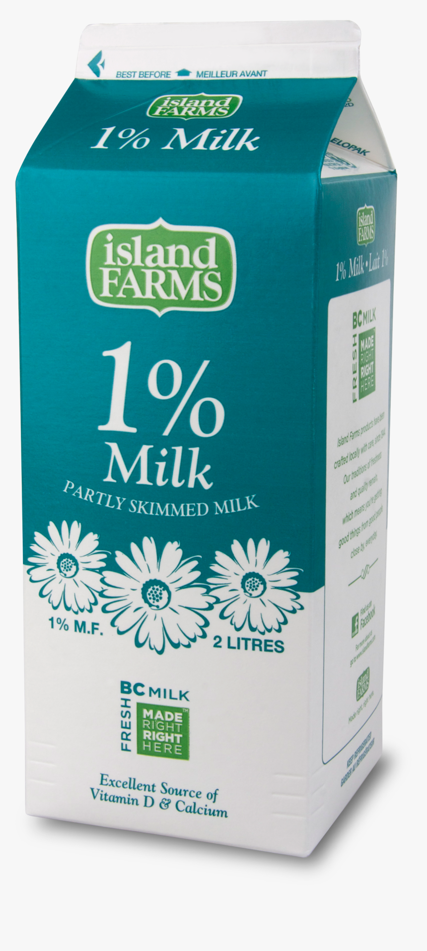 Milk Carton Png - Skim Or Non Fat Milk, Transparent Png, Free Download