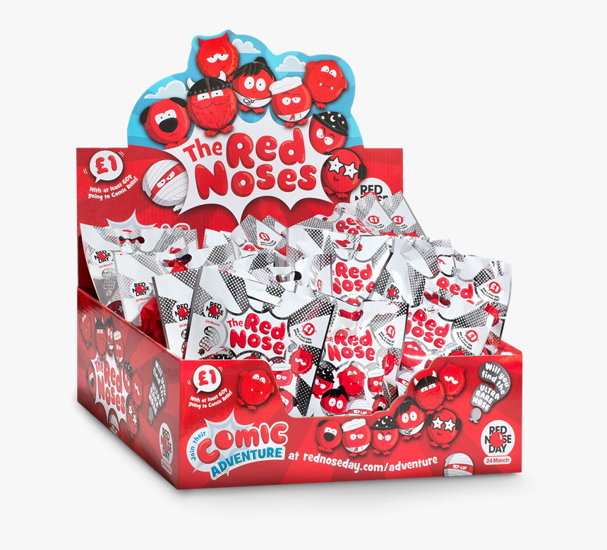 Red Nose Day Nose In A Box - Box, HD Png Download, Free Download