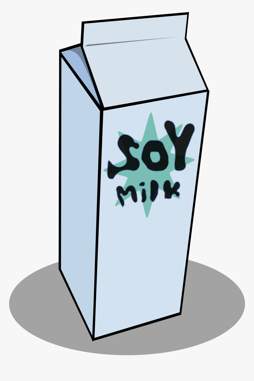 Soy Carton Big Image - Transparent Milk Clip Art, HD Png Download, Free Download