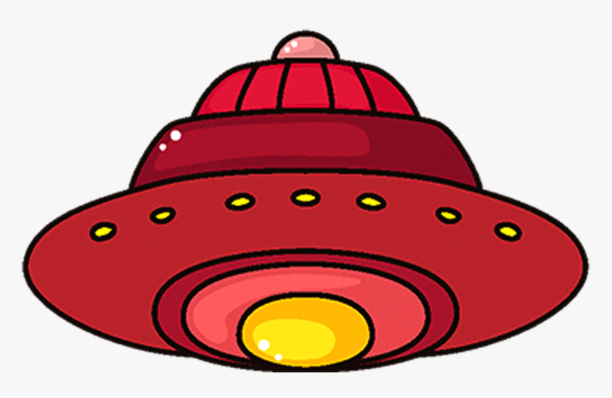 Cartoon Spacecraft Unidentified Flying Object Clip - Cartoon Object Clipart Png, Transparent Png, Free Download