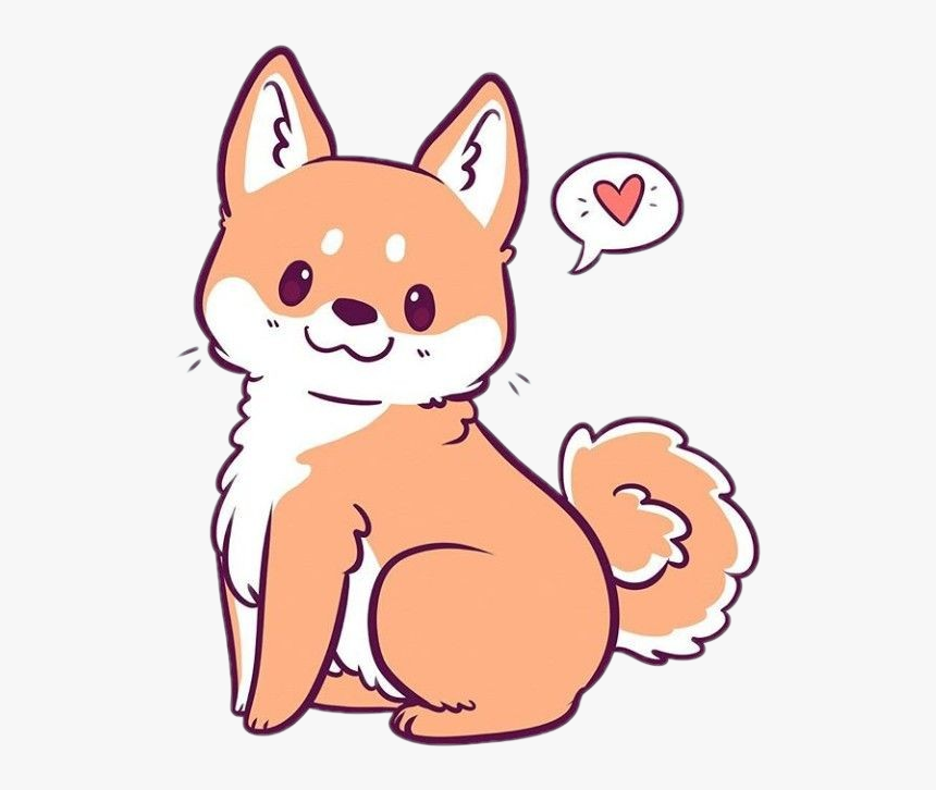 77+ Kawaii Fluffy Dog Cute Animal Drawings Dog l2sanpiero