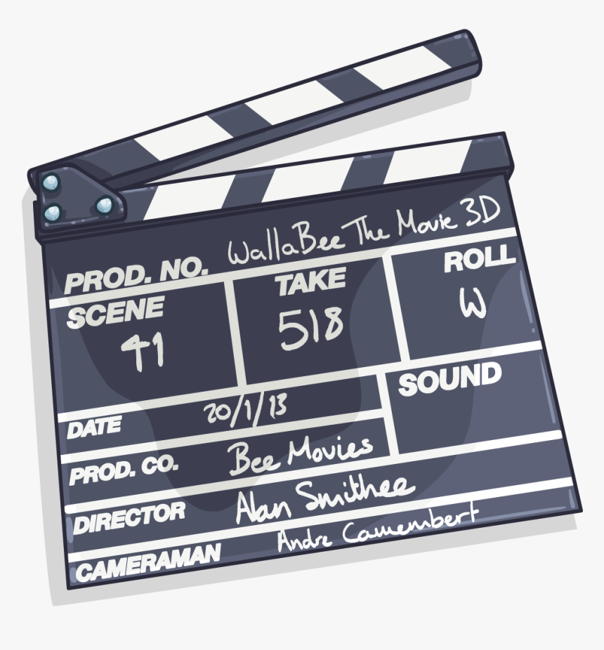 Clapper Board, HD Png Download, Free Download