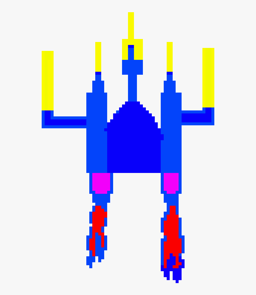 Transparent Pixel Spaceship Png, Png Download, Free Download