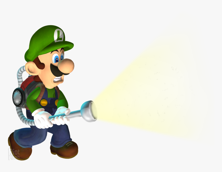 Luigi Head Png - Luigi's Mansion Gamecube Luigi, Transparent Png, Free Download