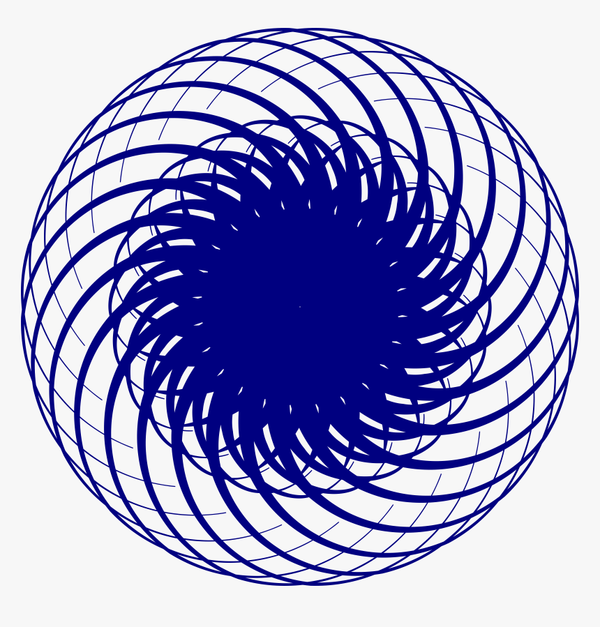 Corner Curves Swirl Clip Arts - Redemoinho Azul, HD Png Download, Free Download