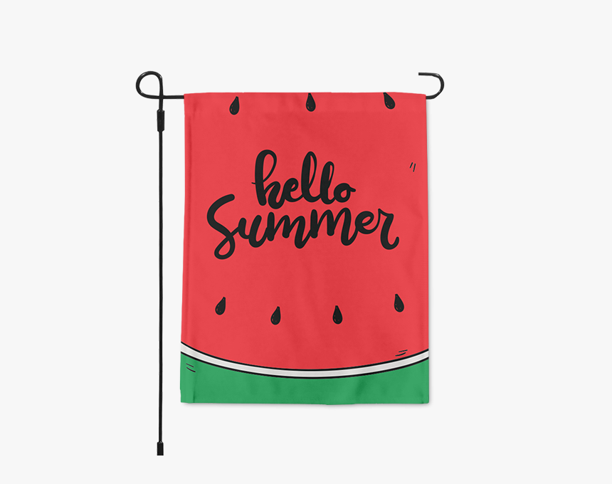 Hello Summer Watermelon Garden Flag"
title="hello Summer - Tarjetas De Invitacion De Sandia Para Imprimir, HD Png Download, Free Download