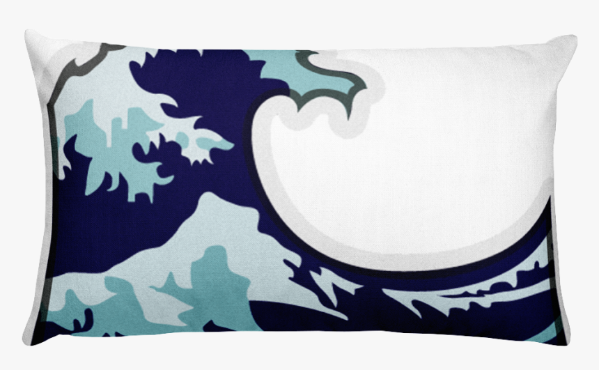 Emoji Bed Pillow - Wave Emoji Png, Transparent Png, Free Download