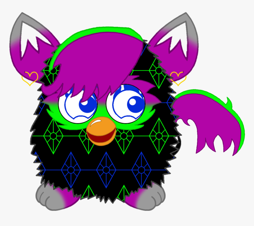 Free Png Download Neon Glitter Moziru Gif Png Images - Neon Heartbeat The Furby, Transparent Png, Free Download