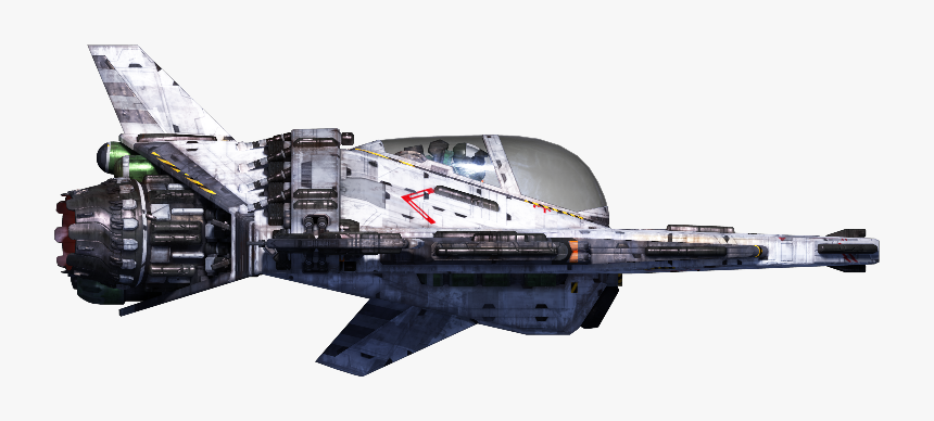 Spaceship Side View Png, Transparent Png, Free Download
