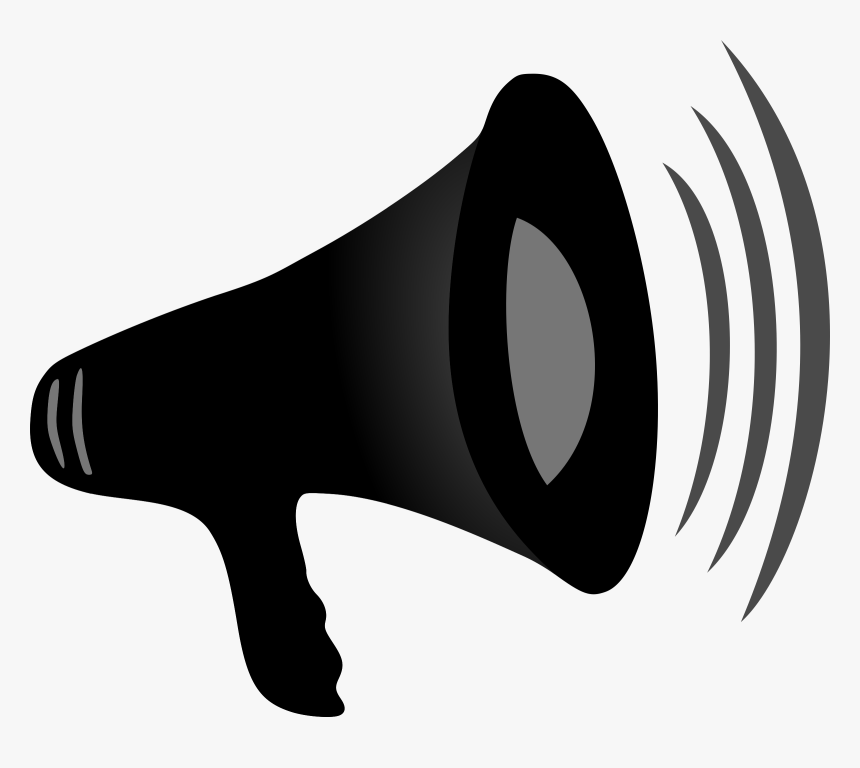 Speaker Transparent Loud - Megaphone Clipart, HD Png Download, Free Download