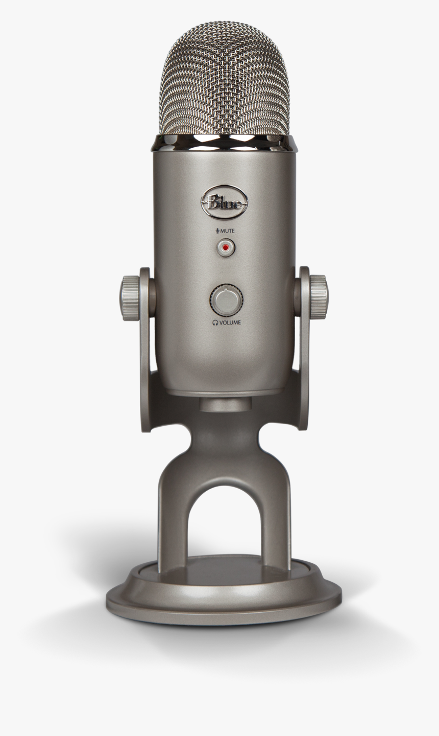 Transparent Microphone Silhouette Png - Blue Yeti Microphone Transparent, Png Download, Free Download