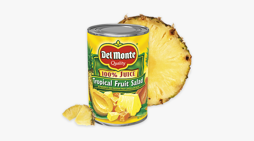 Tropical Fruit Salad - Del Monte Crushed Pineapple In 100% Juice, HD Png Download, Free Download