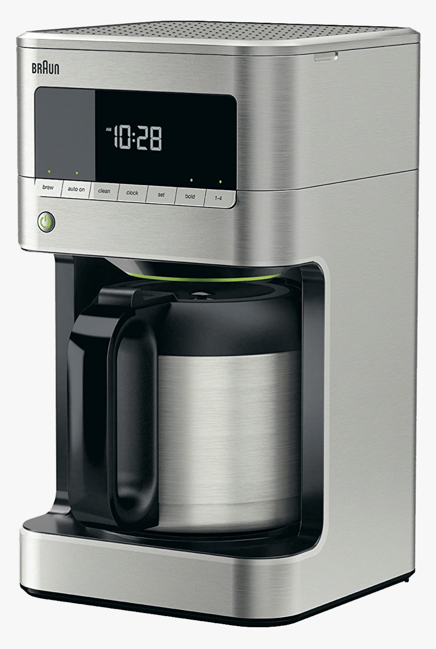 Braun Brewsense 10-cup Drip Coffee Maker W/ Thermal - Simple Filter Coffee Machine, HD Png Download, Free Download