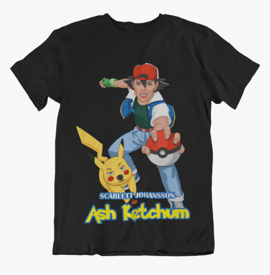 Scarlett Johansson Ash Ketchum, HD Png Download, Free Download